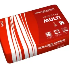 Worek cementu Górażdże MULTI 25kg. Zastanawiasz się, ile kosztuje worek cementu? Ten produkt jest idealny do murowania, tynkowania, stabilizacji pod kostkę i fundamentów.
