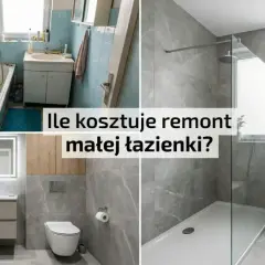 Przed i po metamorfozie łazienki. Sprawdź, jaki remont łazienki kosztuje i jak zmienić starą łazienkę w nowoczesną.