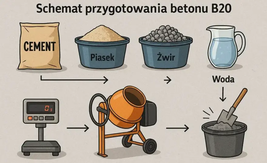 Jak zrobić beton - proporcje, mieszanie i pielęgnacja