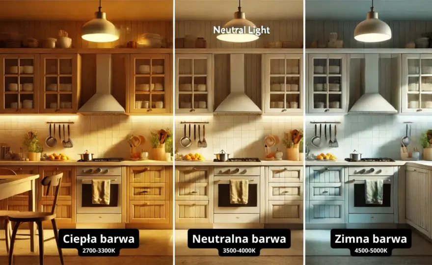 Jaka barwa światła do kuchni? Wybierz idealną!