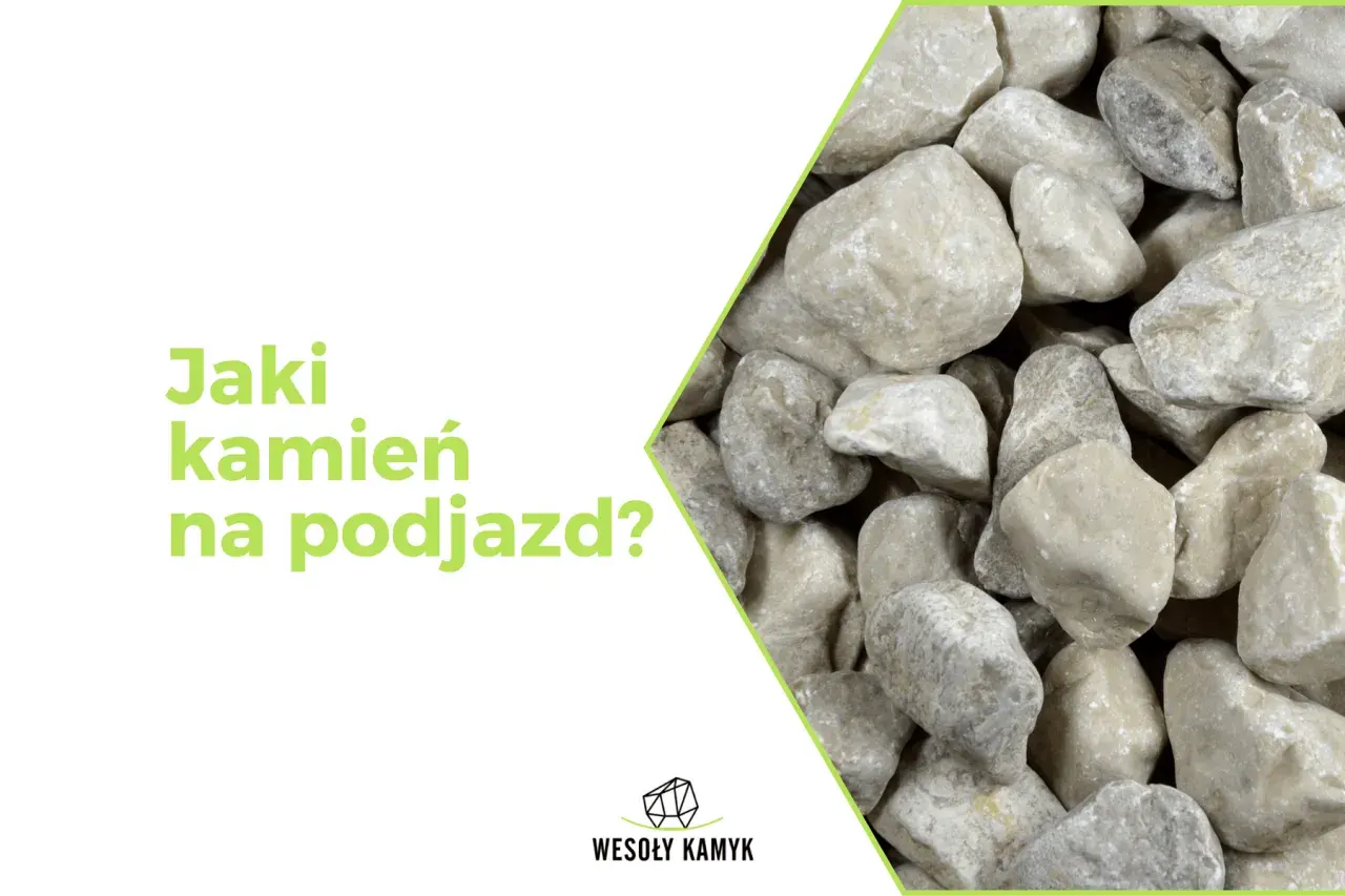 Jasny kamień na podjazd, idealny do stworzenia eleganckiej ścieżki.