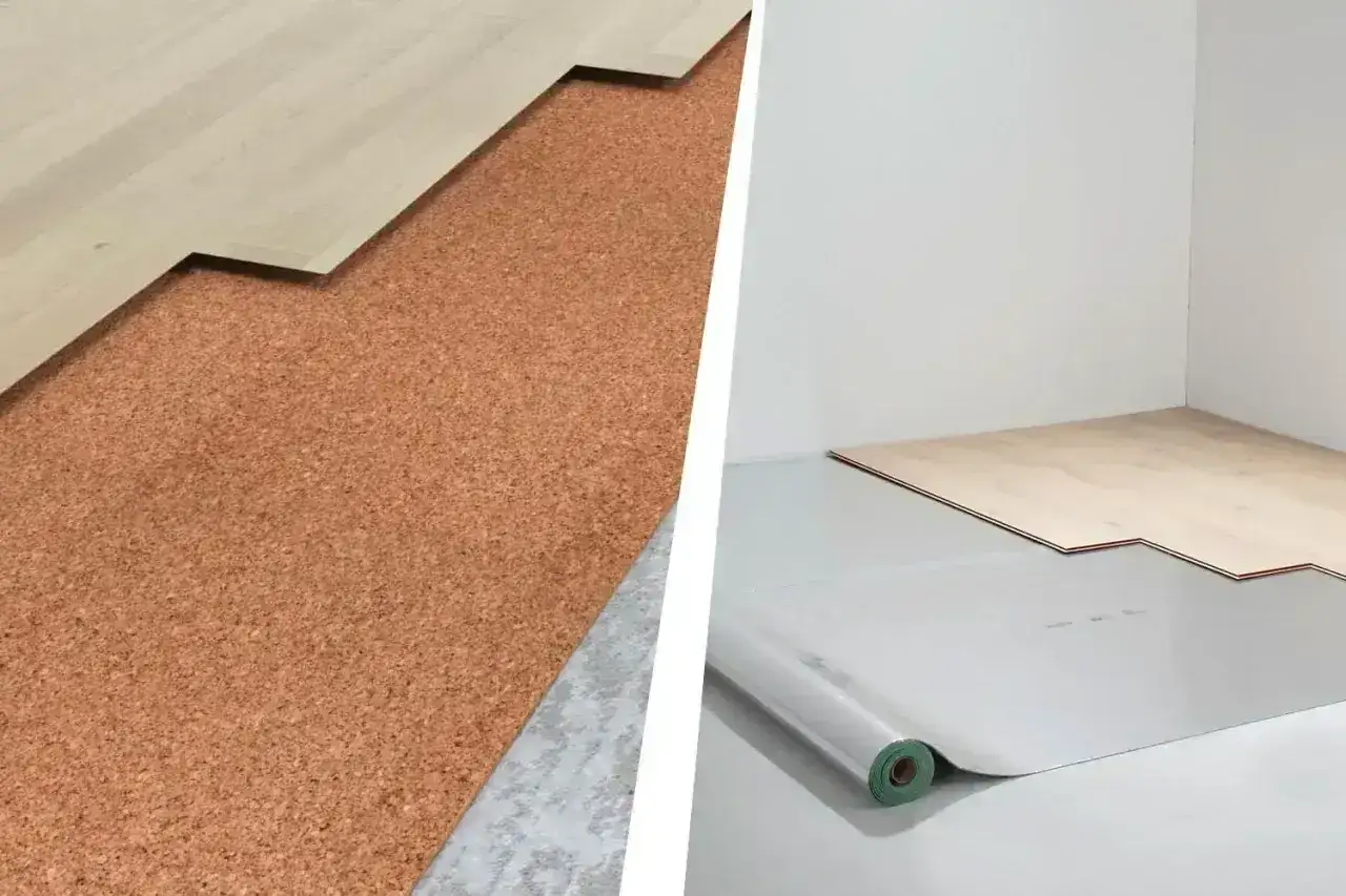 Dwa rodzaje podkładu pod panele laminowane: korek i folia paroizolacyjna. Wybór właściwego podkładu to klucz do trwałej podłogi.
